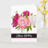 Carte d'anniversaire (Fleur jaune)