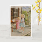 Carte d'anniversaire (Fleur jaune)