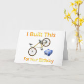 Carte d'anniversaire (Fleur jaune)