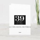 carte d'anniversaire (Dos)