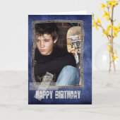 carte d'anniversaire (Fleur jaune)