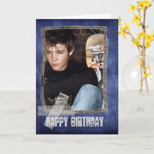 carte d'anniversaire (Fleur jaune)