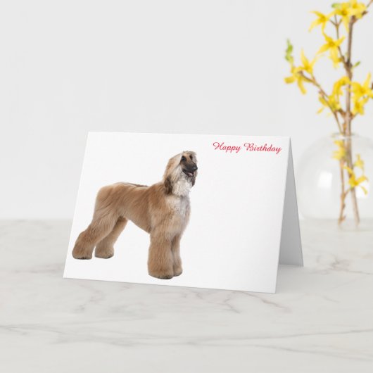 Carte d'anniversaire (Fleur jaune)