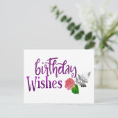 Carte d'anniversaire (Debout devant)