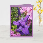 Carte d'anniversaire (Fleur jaune)