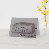 Carte d'anniversaire (Fleur jaune)