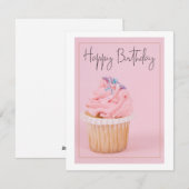 Carte d'anniversaire (Devant / Derrière)