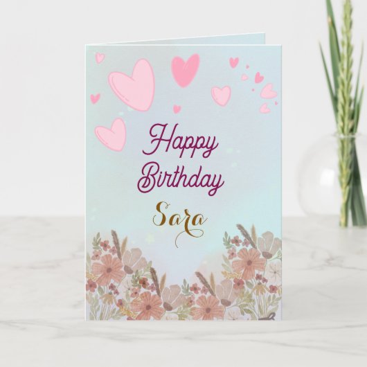 Carte d'anniversaire (Devant)