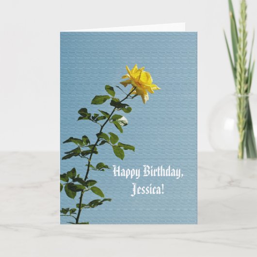 Carte d'anniversaire (Devant)