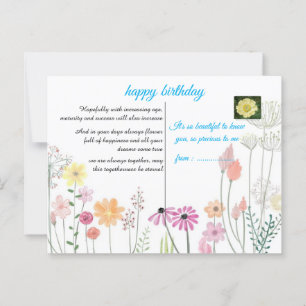 carte d'anniversaire