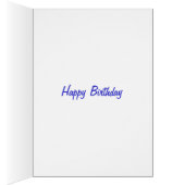 Carte d'anniversaire (Intérieur (Droit))