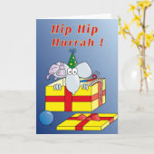 Carte d'anniversaire (Fleur jaune)