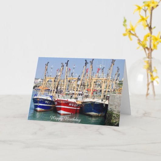 Carte d'anniversaire (Fleur jaune)