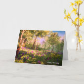 Carte d'anniversaire (Fleur jaune)