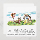 Carte d'anniversaire (Devant / Derrière)