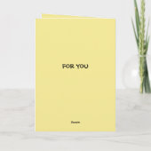 CARTE D'ANNIVERSAIRE (Dos)