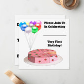 Carte d'anniversaire (Devant/Arrière en situation)