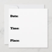 Carte d'anniversaire (Dos)