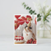 Carte d'anniversaire (Debout devant)