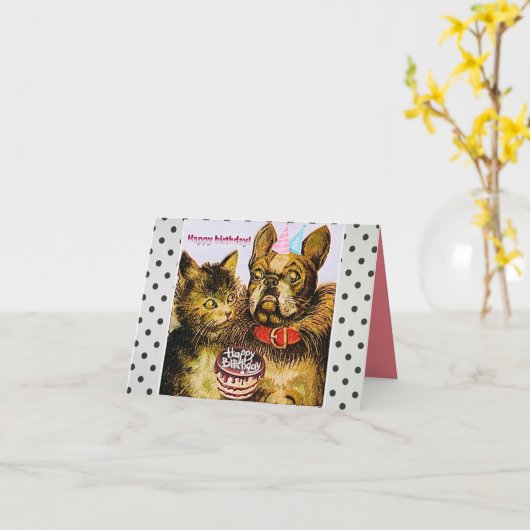 Carte d'anniversaire (Fleur jaune)