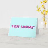 Carte d'anniversaire (Fleur jaune)