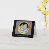 Carte d'anniversaire (Fleur jaune)
