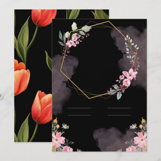 Carte d'anniversaire (Devant / Derrière)