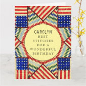 carte d'anniversaire (Fleur jaune)