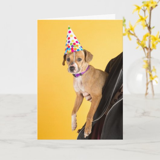 Carte d'anniversaire (Fleur jaune)