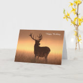 Carte d'anniversaire (Fleur jaune)