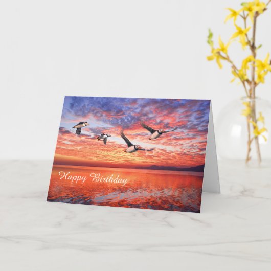 Carte d'anniversaire (Fleur jaune)