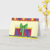 carte d'anniversaire (Fleur jaune)