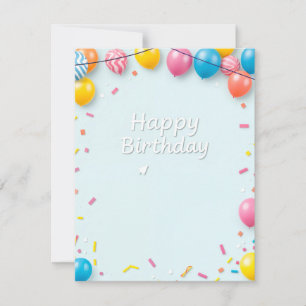 Carte d'anniversaire