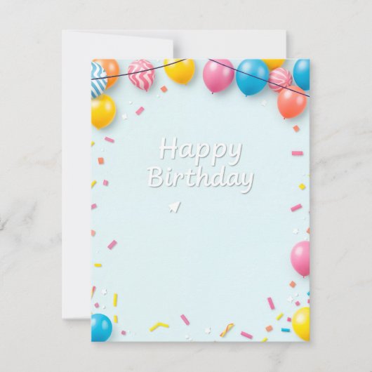 Carte d'anniversaire (Devant)
