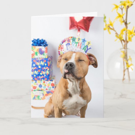 Carte d'anniversaire (Fleur jaune)