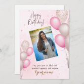 Carte d'anniversaire (Devant / Derrière)