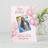 Carte d'anniversaire (Debout devant)