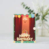 Carte d'anniversaire (Debout devant)