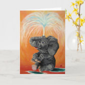 Carte d'anniversaire (Fleur jaune)