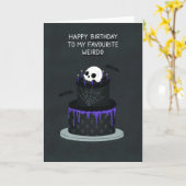 Carte d'anniversaire (Fleur jaune)