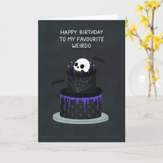 Carte d'anniversaire (Fleur jaune)