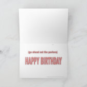 Carte d'anniversaire (Intérieur)