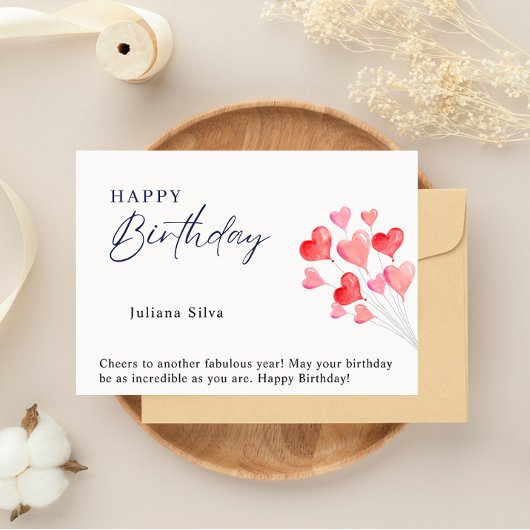 Carte d'anniversaire