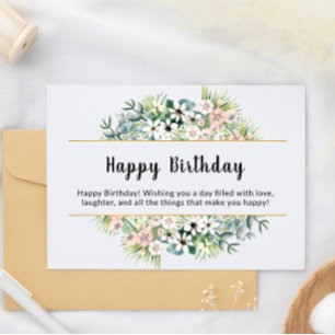 Carte d'anniversaire