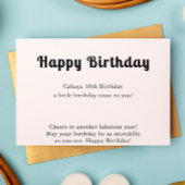 Carte d'anniversaire