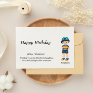 Carte d'anniversaire