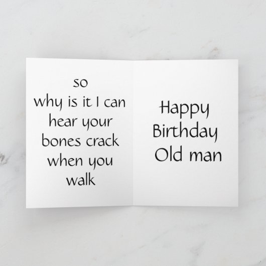 CARTE D'ANNIVERSAIRE (Intérieur)