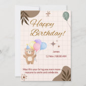 Carte d'anniversaire (Devant)