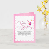 carte d'anniversaire (Fleur jaune)