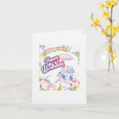 Carte d'anniversaire (Fleur jaune)